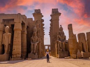 LUXOR ECONOMY ( Colossi of Memnon & Karnak Temple ) - Luxor Overday by Hi-Ace